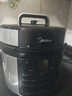 美的（Midea）電壓力鍋電高壓鍋高壓電飯鍋微壓電飯煲6升0涂層304不銹鋼不粘家用加深雙內膽3-12人煲湯燉肉煮飯 【少鹽提鮮】0涂層不銹鋼 6L 曬單實(shí)拍圖