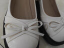 梵昇昱小皮鞋女2026秋冬法式復古蝴蝶結瑪麗珍鞋小香風(fēng)溫柔氣質(zhì)高跟鞋 米色淺口瑪麗珍鞋【蝴蝶結】 3.5cm 35 曬單實(shí)拍圖