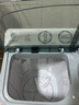 小鴨迷你雙桶洗衣機家用小型雙缸半自動(dòng)嬰兒童洗脫兩用 4.5公斤灰色【藍光潔凈+強勁動(dòng)力+洗脫兩用】 曬單實(shí)拍圖
