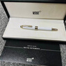 萬(wàn)寶龍MONTBLANC鋼筆勃朗峰大班女士白色簽字筆墨水筆寶珠筆送禮  聯(lián)保 鍍鉑金+禮盒包裝(鋼筆)M尖/0.7 曬單實(shí)拍圖