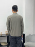 巴魯特【行政夾克】男士茄克易打理啞光質(zhì)感低調暗格紋秋季外套男2025 灰色 L (175/96A) 曬單實(shí)拍圖