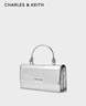 CHARLES&KEITH質(zhì)感拎手提鏈條斜挎單肩小方包包女包生日禮物女友CK6-10840559-A 曬單實(shí)拍圖