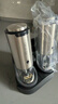 圓樂(lè )（circle joy）不銹鋼電動(dòng)胡椒研磨器 充電底座花椒海鹽研磨瓶調味瓶罐 可變速 曬單實(shí)拍圖