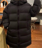 little MO&Co.加厚-童裝兒童羽絨服中長(zhǎng)款鴨絨女童羽絨服冬季男童 黑色 100 110/52 曬單實(shí)拍圖
