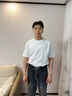 BOSSSUNWEN博斯紳威男士腰帶休閑內穿板扣皮帶西裝褲帶奢侈品禮物送男友老公黑色【輕奢鋼扣款 男士禮物】115cm  (適合褲子33-35碼) 曬單實(shí)拍圖