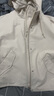 優(yōu)衣庫【加購】女裝休閑連帽短外套/時尚百搭479229 31 米色 M /160/84A 曬單實拍圖