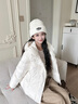 森馬（Semir）輕松|羽絨服女冬90絨子三防發(fā)熱抗靜電2025中長(cháng)外套109725113002 曬單實(shí)拍圖