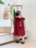 G.DUCKKIDS小黃鴨寶寶周歲禮服男女童漢服夏季紅色兒童演出服女孩旗袍連衣裙 女生旗袍送吊墜 90 cm 曬單實(shí)拍圖