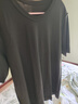 優(yōu)衣庫女裝SUPIMA COTTON圓領(lǐng)T恤短袖打底內搭新款474408 09 黑色 L /160/88A 曬單實(shí)拍圖