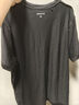 十如仕T恤男女款短袖純棉重磅吸濕排汗速干透氣 休閑春夏 T02 黑色 XL 曬單實(shí)拍圖