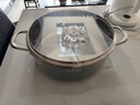 蘇泊爾SUPOR 304不銹鋼火鍋家用復底燃氣電磁爐湯鍋28cm綠色ET28AAS04-G 曬單實(shí)拍圖