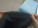 皮爾卡丹（pierre cardin）假兩件長(cháng)裙胖妹妹學(xué)院風(fēng)襯衫拼接赫本風(fēng)復古連衣裙學(xué)生秋新款法式 黑色 2XL 【建議140-155斤】 曬單實(shí)拍圖
