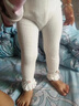 G.DUCKKIDS小黃鴨兒童打底褲女童連褲襪嬰兒褲襪春秋外穿長褲女孩寶寶打底襪 白色 80 尺碼6-12月【75-85cm】 曬單實拍圖