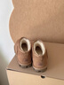 UGG【雙11搶先購】秋季男女同款舒適純色靴時(shí)尚休閑雪地靴1166732 CHE | 栗色 37 曬單實(shí)拍圖