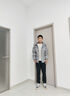 雪中飛兒童羽絨服2025女童中大童新款大口袋男童防風(fēng)加厚面包羽絨服 深灰色 170 曬單實(shí)拍圖