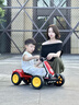 萌天使兒童卡丁車(chē)3-6可折疊四輪電動(dòng)遙控車(chē)6-12歲男孩漂移玩具車(chē)可坐人 【京東明日達】遙控+雙驅動(dòng)+12V4.5A+藍牙音樂(lè )+ 隨機 曬單實(shí)拍圖