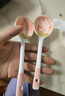 少女心草莓雙耳碗勺湯碗沙拉碗飯碗家用碗高顏值年輕人釉下彩餐具 雙耳碗隨機（1碗1勺） 曬單實拍圖