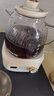 九陽(yáng)（Joyoung）凈萃全玻璃0膠水養生壺  辦公室多功能煮茶器花茶壺 燒水壺恒溫電熱水壺 24h預約保溫 1L WY107 曬單實(shí)拍圖