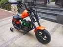 暴風(fēng)騎士?jì)和妱?dòng)摩托車(chē)小哈雷童車(chē)玩具3-12歲兩輪單驅小電摩C12探索版橙 曬單實(shí)拍圖