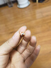 御邪3D硬金999足金燒藍錦鯉轉運珠黃金鯉魚(yú)福壽魚(yú)520禮物 黃金錦鯉約0.1g-0.12g 曬單實(shí)拍圖