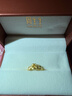 賽菲爾生日禮物黃金耳釘女足金甜美蝴蝶結(jié)耳飾 直針款 約1.65克 曬單實(shí)拍圖