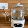 美的（Midea）花漾0膠水全玻璃全自動(dòng)養生壺 多功能煮茶壺 母嬰燒水壺恒溫電熱水壺煮茶器花茶壺1.2L YS12B102 曬單實(shí)拍圖