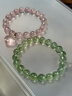 奧洛黛婭天然葡萄石手鏈女收藏級冰種非洲老坑綠水晶手串生日禮物送女友  【收藏級】天然葡萄石10mm 曬單實(shí)拍圖
