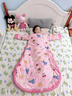 零零豬純棉兒童睡袋大童寶寶防踢被子神器6-12歲 3-6歲 5-10歲春秋冬季 菲妮絲小熊（升級(jí)智能感溫） 120cm秋冬加厚【5-15℃】3-6歲 曬單實(shí)拍圖