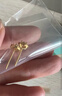 千葉珠寶黃金足金高級感鑲嵌鋯石泡泡耳釘百搭耳飾計價送女友生日禮物 金重約1.72g/黃金鑲鋯養(yǎng)耳針 足金耳釘/支持多退少補 曬單實拍圖
