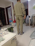 DVHNMK國(guó)際高端品牌男裝運(yùn)動(dòng)套裝男士春秋季新款中年休閑運(yùn)動(dòng)服男三件套 高檔卡其【外套+T恤+褲子】 XL【建議121-140斤左右】 曬單實(shí)拍圖
