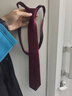 SooGree學(xué)士服免打結領(lǐng)帶手打領(lǐng)帶男女正裝時(shí)尚服飾配件西裝商務(wù)領(lǐng)帶 學(xué)士服免打結領(lǐng)帶紅色 曬單實(shí)拍圖