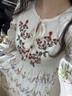 UR【鐘楚曦同款】2025秋季新款女度假風(fēng)碎花連衣裙UYL750118 曬單實(shí)拍圖
