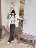 波司登（BOSIDENG）【疊變】三合一沖鋒衣鵝絨羽絨服防水男女同款外套B250331320 灰茶綠/松綠色|4070/4199|407N S 160/84A 體重約100-110斤 曬單實(shí)拍圖