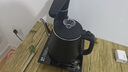 益茶福全自動上水電熱水壺茶臺燒水壺飲水燒水一體機(jī)304食品級不銹鋼單壺煮茶壺保溫泡茶壺開水壺煲水壺 CD-S05食品級304不銹鋼黑色 1.2L 曬單實(shí)拍圖