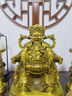 天祥緣 黃銅財神爺佛像擺件家用店鋪開業(yè)銅像比干文財神大號神像 35號八方來財財神爺 曬單實拍圖