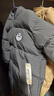 童泰（TONGTAI）寶寶羽絨服外套冬季兒童衣服男女童外出中長(cháng)款連帽上衣鴨絨服 深灰 100 曬單實(shí)拍圖