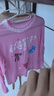 MiniPeace太平鳥(niǎo)童裝女童長(cháng)袖T恤FBCPF1218 糖果粉 150cm 曬單實(shí)拍圖