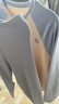 Q21【中暖】小暖皮兒童保暖內衣套裝男女童秋衣秋褲校服神器 條紋灰 120 曬單實(shí)拍圖