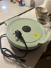 揚子電餅鐺家用雙面加熱加深加大烙煎烤餅鍋薄餅機蛋卷迷小型新款 薄荷綠直徑25cm基礎款 曬單實(shí)拍圖