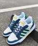 adidas ENTRAP美式校園風(fēng)運動(dòng)板鞋少年感復古籃球鞋男女阿迪達斯 白色/綠色/藍色   42 曬單實(shí)拍圖