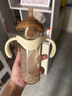 奶爸爸（Nicepapa）翻蓋吸管奶瓶一歲以上大寶寶300ml斷奶奶瓶寬口徑耐摔PPSU吸管杯 曬單實拍圖