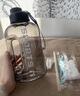 RICH YOUR HOME德國(guó)品質(zhì)運(yùn)動(dòng)水壺噸桶噸大容量茶水分離水壺防燙耐高溫太空杯男士 黑色1.8L[防燙款+濾網(wǎng)+指南針] 曬單實(shí)拍圖