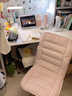 skingcond辦公室加熱坐墊椅墊靠背一體電熱坐墊冬季久坐女性USB插電發(fā)熱 灰粉【5V加熱款可拆卸水洗】 曬單實(shí)拍圖