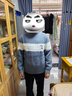 啄木鳥(niǎo)（TUCANO）毛衣男秋冬季加厚保暖針織衫男士潮流半高領(lǐng)毛線(xiàn)衣男裝 灰色 2XL  曬單實(shí)拍圖
