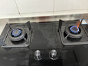 康佳（KONKA）燃氣灶煤氣灶雙灶家用 5.2kW大火力嵌入式臺式雙灶具玻璃面板爐頭可拆卸猛火灶 B401F 【天然氣】可拆卸爐頭 +黑鋼盛液盤(pán) 曬單實(shí)拍圖