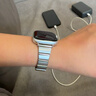 表帶哥適用蘋(píng)果手表表帶apple watch s10夏天夏季透氣女款iwatchs9/11/8/7/se2/1/3小蠻腰手鏈條式女士銀 曬單實(shí)拍圖