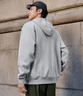 adidas休閑舒適寬松加絨連帽夾克外套男女秋冬阿迪達斯官方輕運動 中麻灰   L 曬單實拍圖