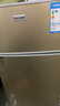 長(cháng)城（GREAT WALL FRIDGE）家用迷你小冰箱小型冷凍冷藏保鮮宿舍出租房辦公室節能省電雙開(kāi)門(mén)電冰箱 玫瑰金58L【一級能效 全國聯(lián)?！?曬單實(shí)拍圖