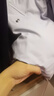 LILY冬新款女裝狐貍毛收腰白鴨絨羽絨服外套女短款 404淺藍 M 曬單實(shí)拍圖