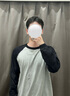 優(yōu)衣庫男裝女裝寬松插肩袖T恤/休閑長袖上衣25秋冬新款484016 09 黑色 L /175/100A 曬單實(shí)拍圖